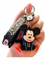 Chaveiro Disney Mickey Silicone 3d.