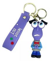 Chaveiro Divertidamente 2 Personagem Medo 3D Premium Pingente 8cm