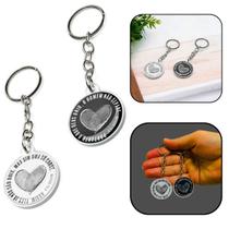 Chaveiro do Casal Metal Redondo Chaveiro do Casal Metal Redondo