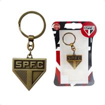Chaveiro do São Paulo Escudo Brasão Dourado Oficial Chaveiro do São Paulo Escudo Brasão Dourado Oficial