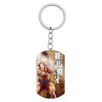 Chaveiro Dog Tag Chaveiro Personagem de anime Hanma Baki