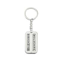 Chaveiro Dog Tag Wolverine X-Men Vintage Metal Chaveiro Dog Tag Wolverine X-Men Vintage Metal