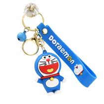 Chaveiro Doraemon Cute Blue Cat com campainha para chaves e bolsas Chaveiro Doraemon Cute Blue Cat com campainha para chaves e bolsas