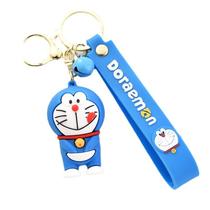 Chaveiro Doraemon Cute Cartoon Chaveiro com anel de natação Chaveiro Doraemon Cute Cartoon Chaveiro com anel de natação