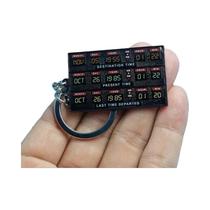 Chaveiro Dos Circuitos Do Tempo De De Volta Para O Futuro, Réplica Do Marty McFly E Doc Brown Chaveiro Dos Circuitos Do Tempo De De Volta Para O Futuro, Réplica Do Marty McFly E Doc Brown