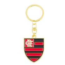 Chaveiro Dourado Escudo Time 4cm - Flamengo Chaveiro Dourado Escudo Time 4cm - Flamengo