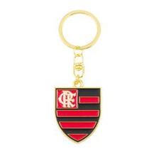 Chaveiro dourado escudo time 4cm - flamengo Chaveiro dourado escudo time 4cm - flamengo