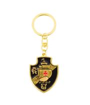 Chaveiro Dourado Escudo Time 4cm - Vasco