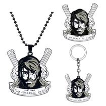 Chaveiro e colar The Walking Dead Rick Grimes Chaveiro e colar The Walking Dead Rick Grimes