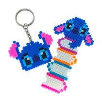 Chaveiro e marcador de pagina pixel art (hama bead) stitch