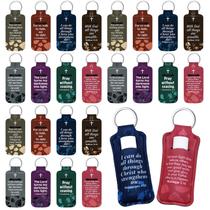 Chaveiro Ecation Christian Lip Balm Holder 10x4cm multicolorido