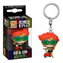 Chaveiro Ed Y Ein Cowboy Bebop Pocket Pop Orange