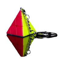 Chaveiro Educacional Infantil QiYi Mini Cubo Mágico Ivy MoFangGe 3x3 Com Corrente Chaveiro Educacional Infantil QiYi Mini Cubo Mágico Ivy MoFangGe 3x3 Com Corrente