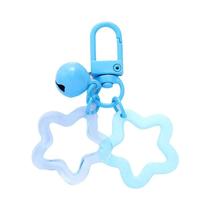 Chaveiro Elegante Com Pingente De Estrela De Cinco Pontas Em Cores Doces Para Mulheres E Meninas,