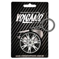 Chaveiro em formato de roda com pneu Realista