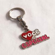 Chaveiro Em Metal Lembrancinha Presente Você É Especial Rosa Chaveiro Em Metal Lembrancinha Presente Você É Especial Rosa