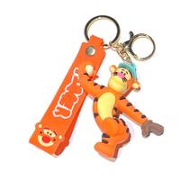 Chaveiro em PVC Jumping Tiger Cartoon Sporty Style Chaveiro em PVC Jumping Tiger Cartoon Sporty Style