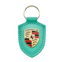 Chaveiro Emblema Brasão Porsche Verde Claro