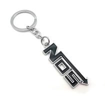 Chaveiro Emblema NOS JDM Racing Em Metal De Liga De Zinco Para Cultura De Modificação De Carros