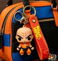 Chaveiro Emborrachado 3D: Dragon Ball Z - Kuririn Front Chaveiro Emborrachado 3D: Dragon Ball Z - Kuririn Front