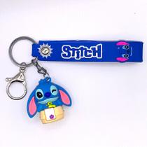 Chaveiro Emborrachado 3D Stitch - Silicone Adorável