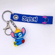 Chaveiro Emborrachado 3D Stitch - Silicone Adorável