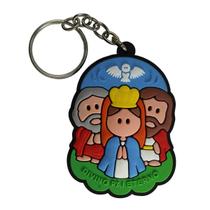 Chaveiro Emborrachado Divino Pai Eterno Infantil