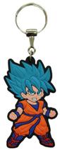 Chaveiro Emborrachado Dragon Ball Goku Super Saiyajin Blue Presente Geek - CH-SXF-GOKUBLUE