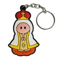 Chaveiro Emborrachado NSra de Fátima Infantil