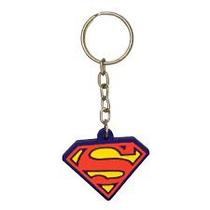 Chaveiro Emborrachado Super Man Emblema