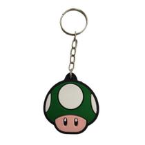 Chaveiro Emborrachado Super Mario Bros Cogumelo Verde - CH-SXF-MARIOBROSCOGUMELHOVERDE Chaveiro Emborrachado Super Mario Bros Cogumelo Verde - CH-SXF-MARIOBROSCOGUMELHOVERDE