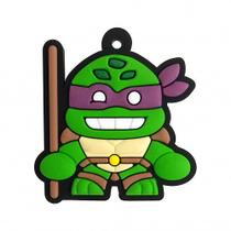 Chaveiro Emborrachado Tartarugas Ninjas Donatello
