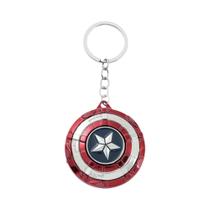 Chaveiro Escudo Do Capitão América Marvel Avengers Brinquedo Antiestresse Rotativo Para Carro E