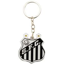 Chaveiro Escudo Time Acrílico 5cm - Santos