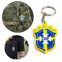 Chaveiro Escudo Torcedor CBF Seleção Brasileira Brasil Chave Chaveiro Escudo Torcedor CBF Seleção Brasileira Brasil Chave