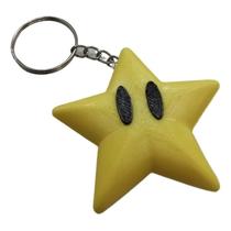 Chaveiro Estrela Amarela Super Mario Gamer Super Geek