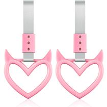 Chaveiro Fabbay Heart Handle, acessório de carro Devil Style, rosa