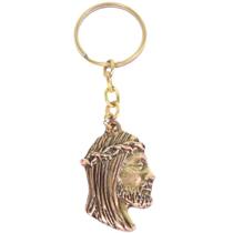 Chaveiro Face de Cristo - Ouro Velho