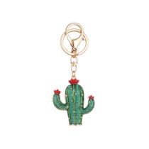 Chaveiro Fashion Cactus feito à mão com strass Chaveiro Fashion Cactus feito à mão com strass