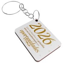 Chaveiro Feliz Ano Novo Lembrancinha Decorativa Chaveiro Feliz Ano Novo Lembrancinha Decorativa