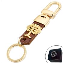 Chaveiro Feminino Árvore da Vida Banhado a Ouro com Fecho Premium Chaveiro Feminino Árvore da Vida Banhado a Ouro com Fecho Premium