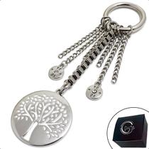 Chaveiro Feminino Árvore da Vida Prateado com Argola Italiana Premium Chaveiro Feminino Árvore da Vida Prateado com Argola Italiana Premium