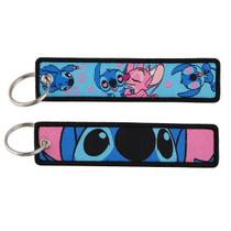 Chaveiro Feminino Fofo Da Disney Lilo Stitch Desenho Animado Bordado Chaveiro Chaveiro Presentes