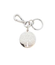 Chaveiro Feminino Medalha Árvore Da Vida Prateado Chaveiro Feminino Medalha Árvore Da Vida Prateado