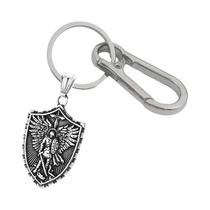 Chaveiro Feminino Retrô Arco Anjo St.michael, Chaveiro De Aço Inoxidável, Amuleto Fashion, Chaveiro