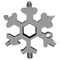 Chaveiro Ferramenta Multifuncional 18 Em 1 Snowflake Compacto Nm Ferramentas Chaveiro Ferramenta Multifuncional 18 Em 1 Snowflake Compacto Nm Ferramentas