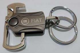 Chaveiro Fiat Pulse Argo Mobi Cronos Grand Siena 500E Luxo X
