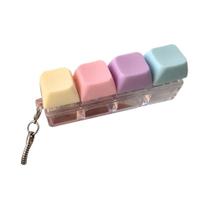 Chaveiro Fidget De Teclado Mecânico Com 1/4/5/9 Botões, Sem Luz LED, Para Momentos De Lazer E Chaveiro Fidget De Teclado Mecânico Com 1/4/5/9 Botões, Sem Luz LED, Para Momentos De Lazer E