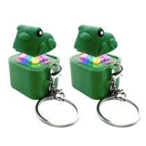 Chaveiro Fidget SOMAREM Sapo Crocante com LED Recarregável