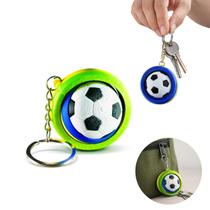 Chaveiro Fidget Toy Copa do Mundo Brasil Futebol Rotativo Cor:Bolinha Azul/Verde/Amarelo Bandeira do Brasil